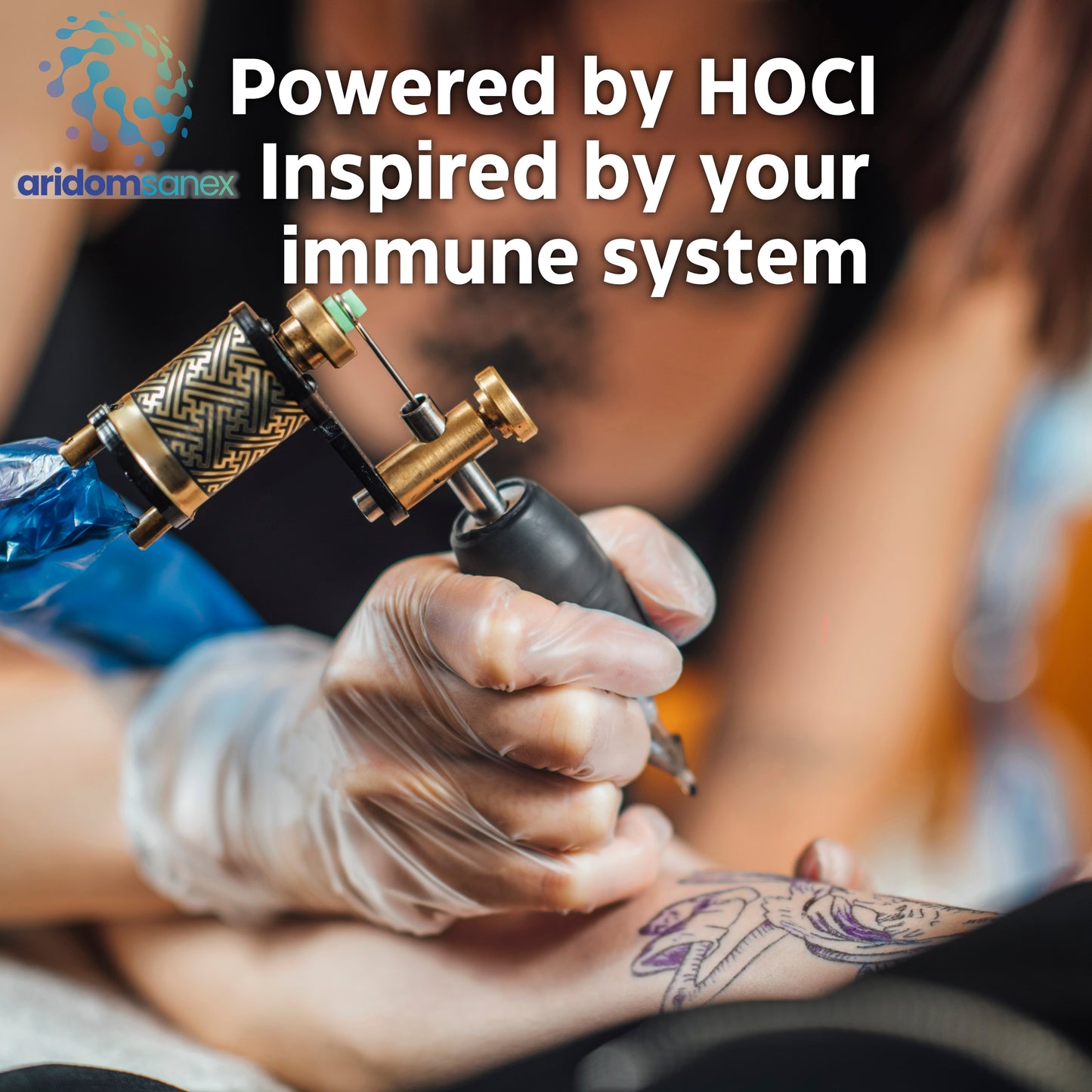 Tattoo Cleanser & Skin Disinfectant Refill Spray 500 ml (PK 12) – Alcohol-Free, HOCl-Powered, pH-Neutral, Fragrance-Free Formula TattooGard