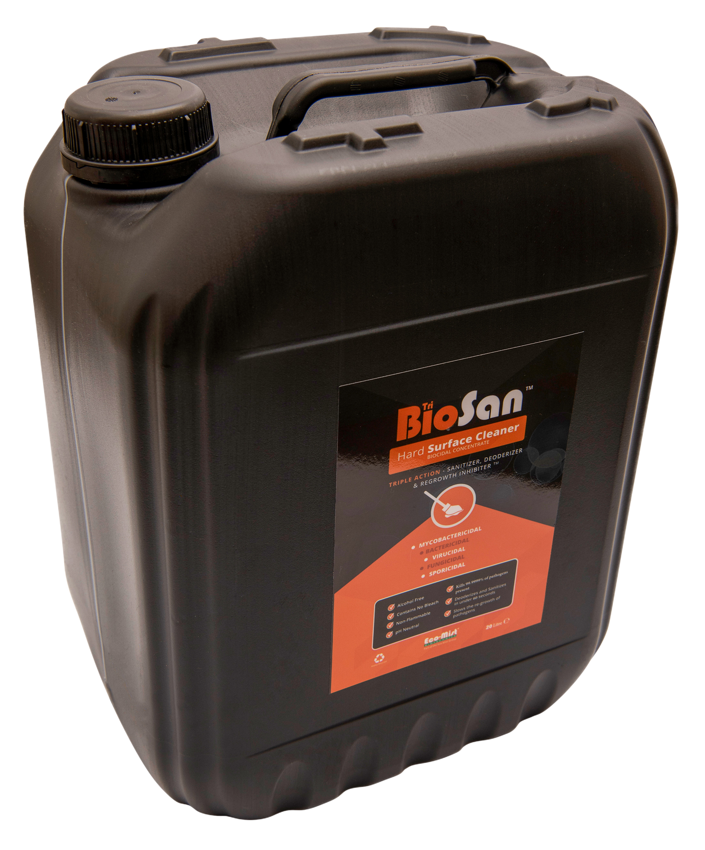 Taintless & Odourless Biocide Refill for Professional and Sensitive Environments 5 L - TriBioSan Zero