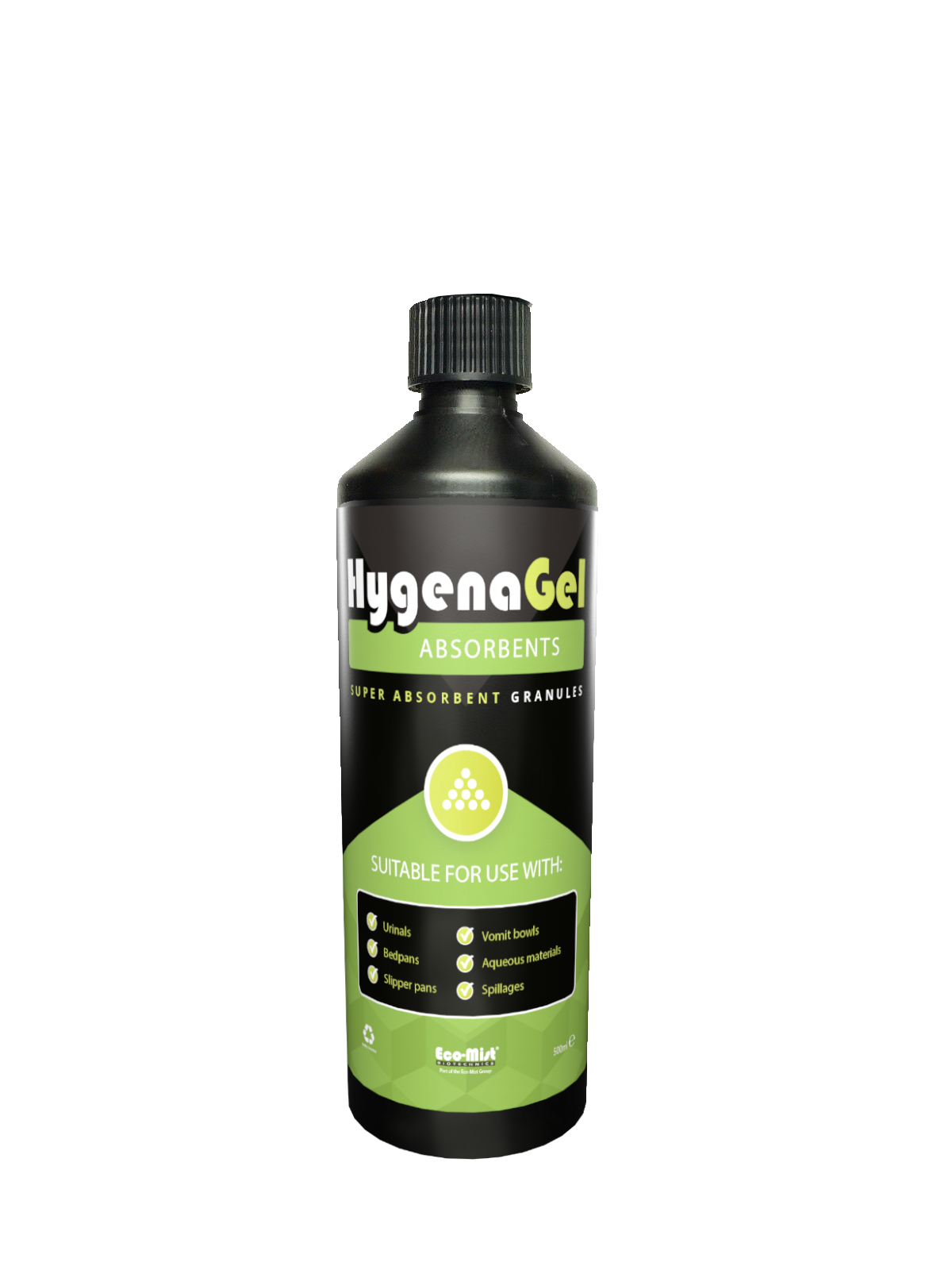 Clinical Spill Absorbent Granules HygenaGel – Pack of 6 (300 g Tubs), Instantly Solidify Blood, Urine, Vomit & Liquid Waste