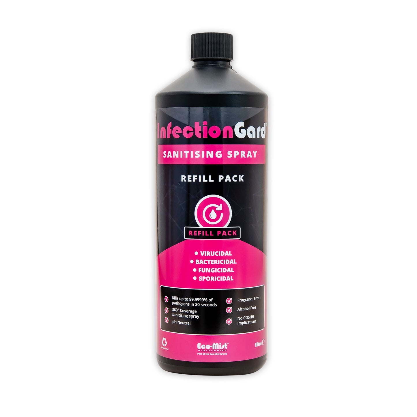 1L Refill – Ready-to-Use Multi-Surface & Air Sanitising Solution- InfectionGard